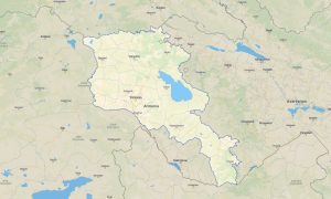 Armenia topographic map