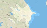 Azerbaijan topographic map