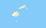 Fiji topographic map