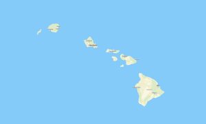 Hawaii topographic map