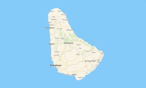 Barbados Garmin topographic map