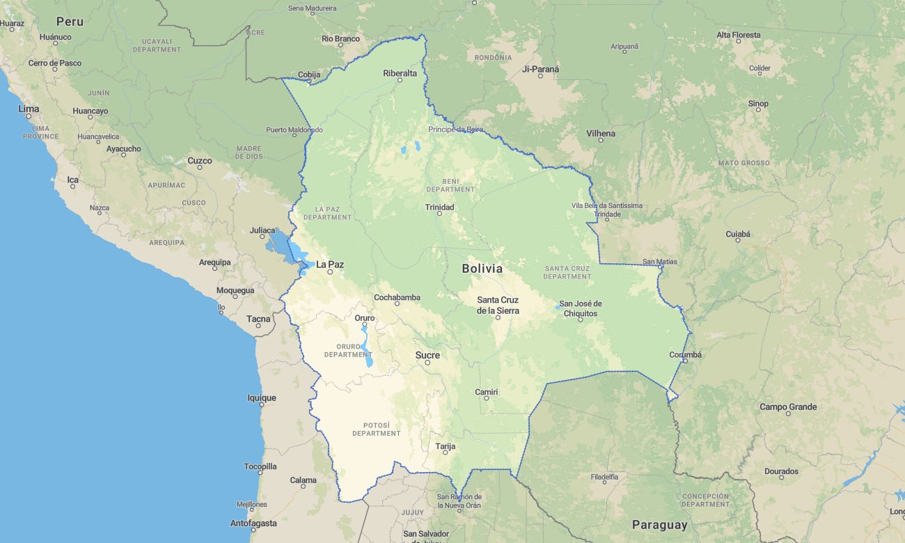 bolivia Bolivia Garmin topographic map - Image 1