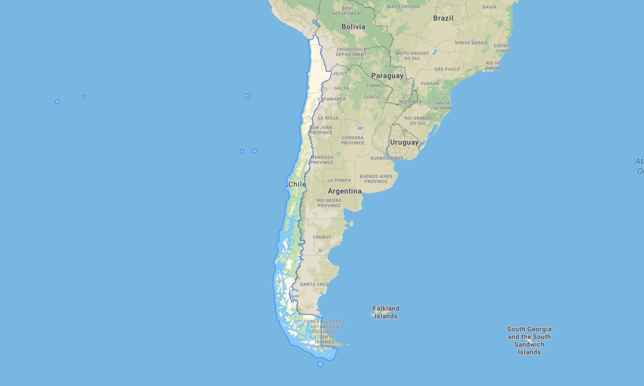chile Chile Garmin topographic map - Image 1