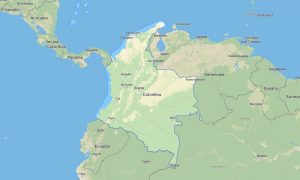 Colombia Garmin topographic map