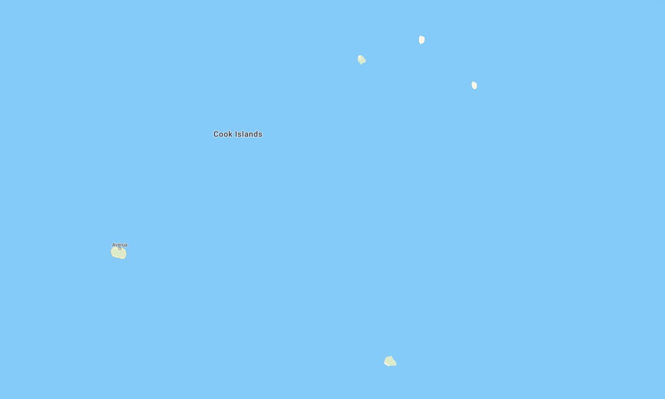 cook_islands Cook Islands Garmin topographic map - Image 1