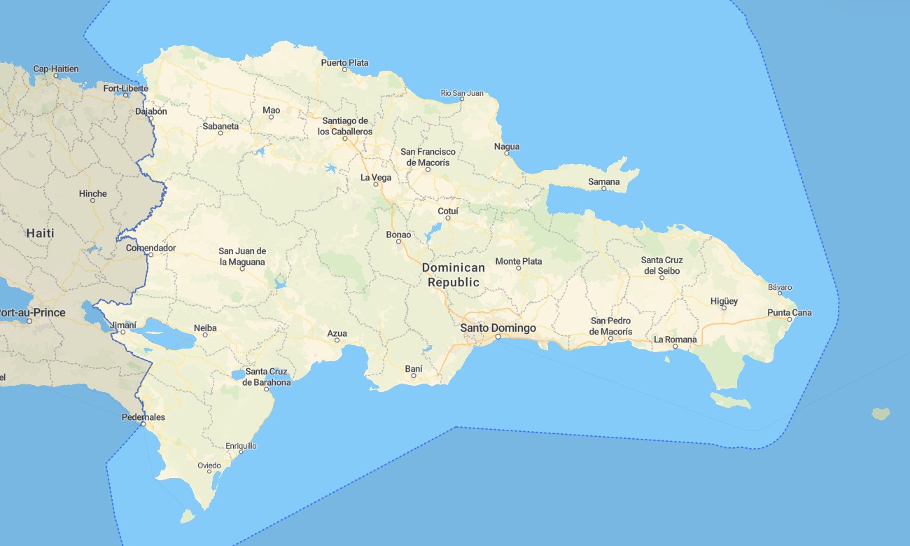 dominicana Dominican Republic Garmin topographic map - Image 1