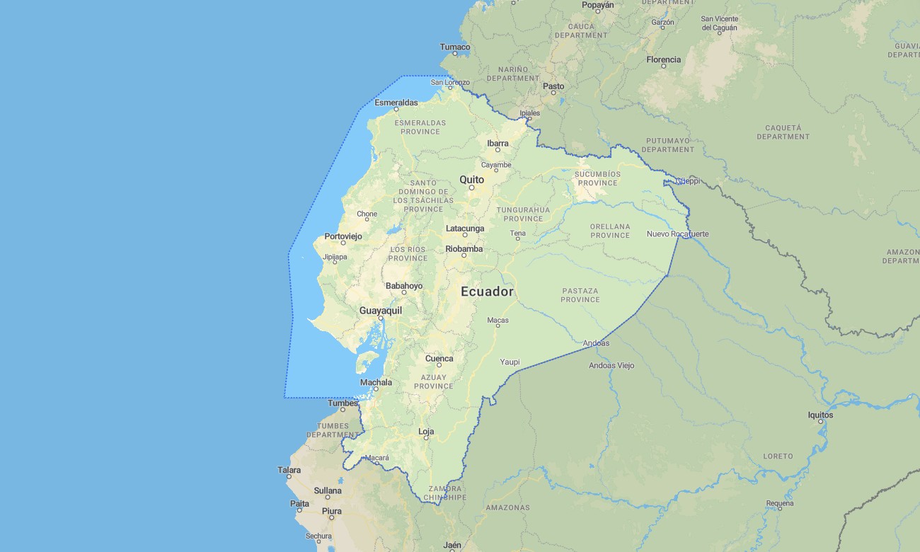 equador Ecuador Garmin topographic map - Image 1