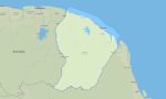 French Guiana Garmin topographic map