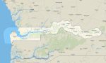 Gambia Garmin topographic map