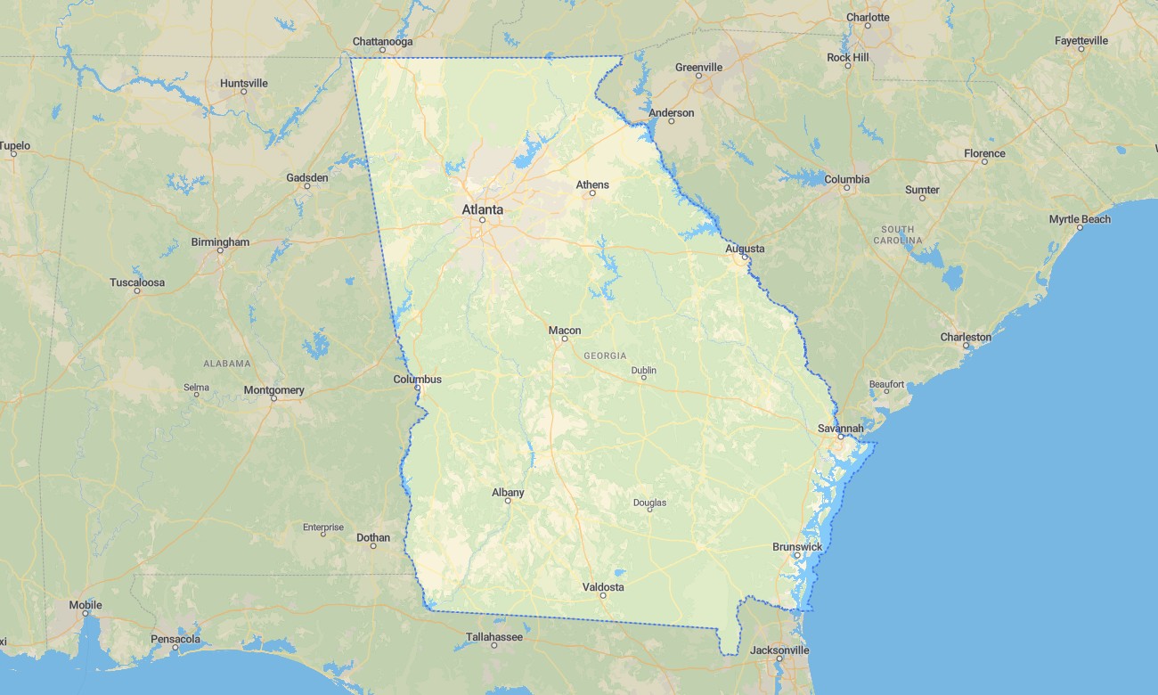 georgia Georgia Garmin topographic map - Image 1