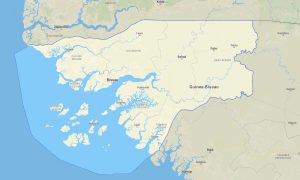 Guinea-Bissau Garmin topographic map