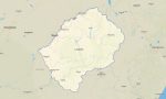 Lesotho Garmin topographic map