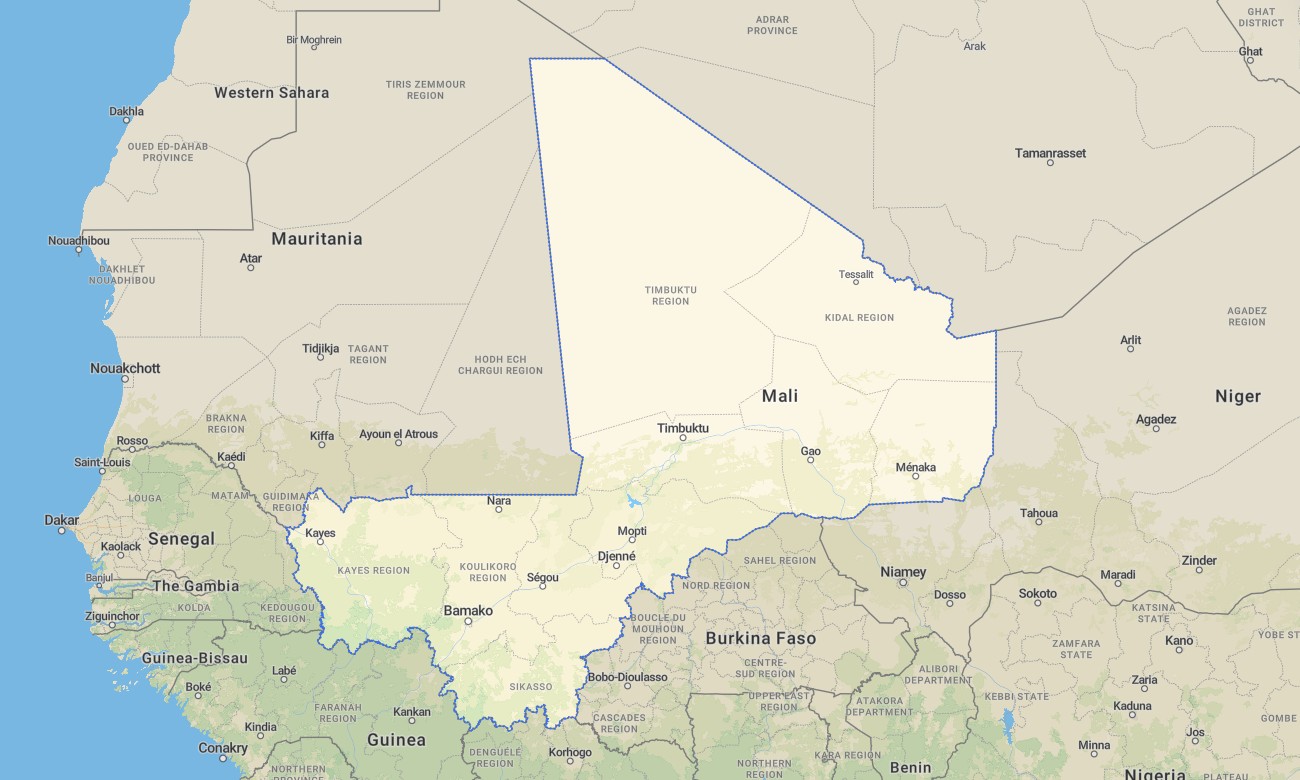 mali Mali Garmin topographic map - Image 1