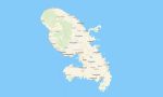 Martinique Garmin topographic map