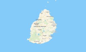 Mauritius Garmin topographic map