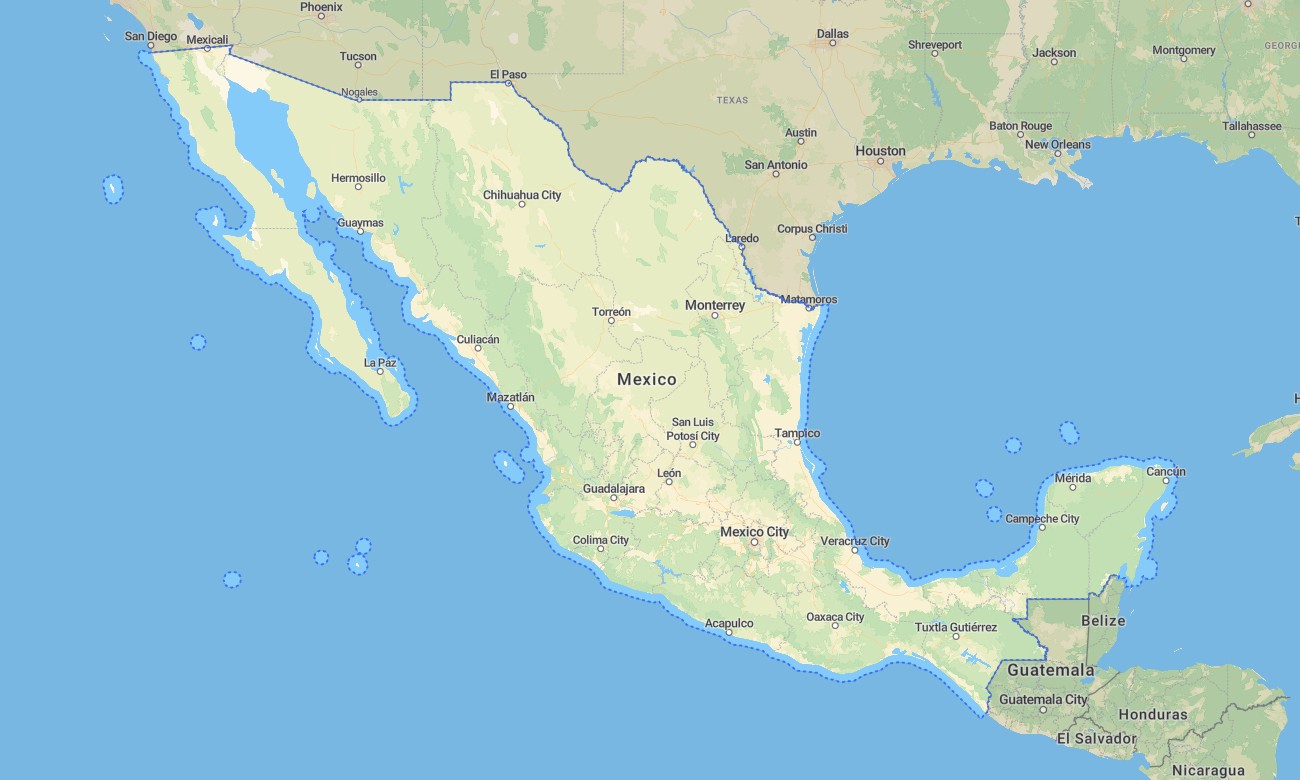 mexico Mexico Garmin topographic map - Image 1