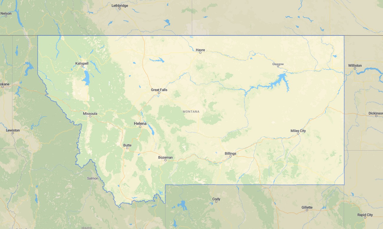 montana Montana Garmin topographic map - Image 1
