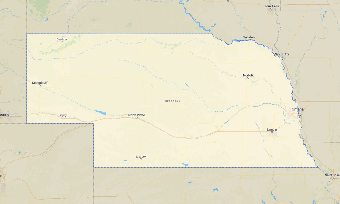 nebraska Nebraska Garmin topographic map - Image 1
