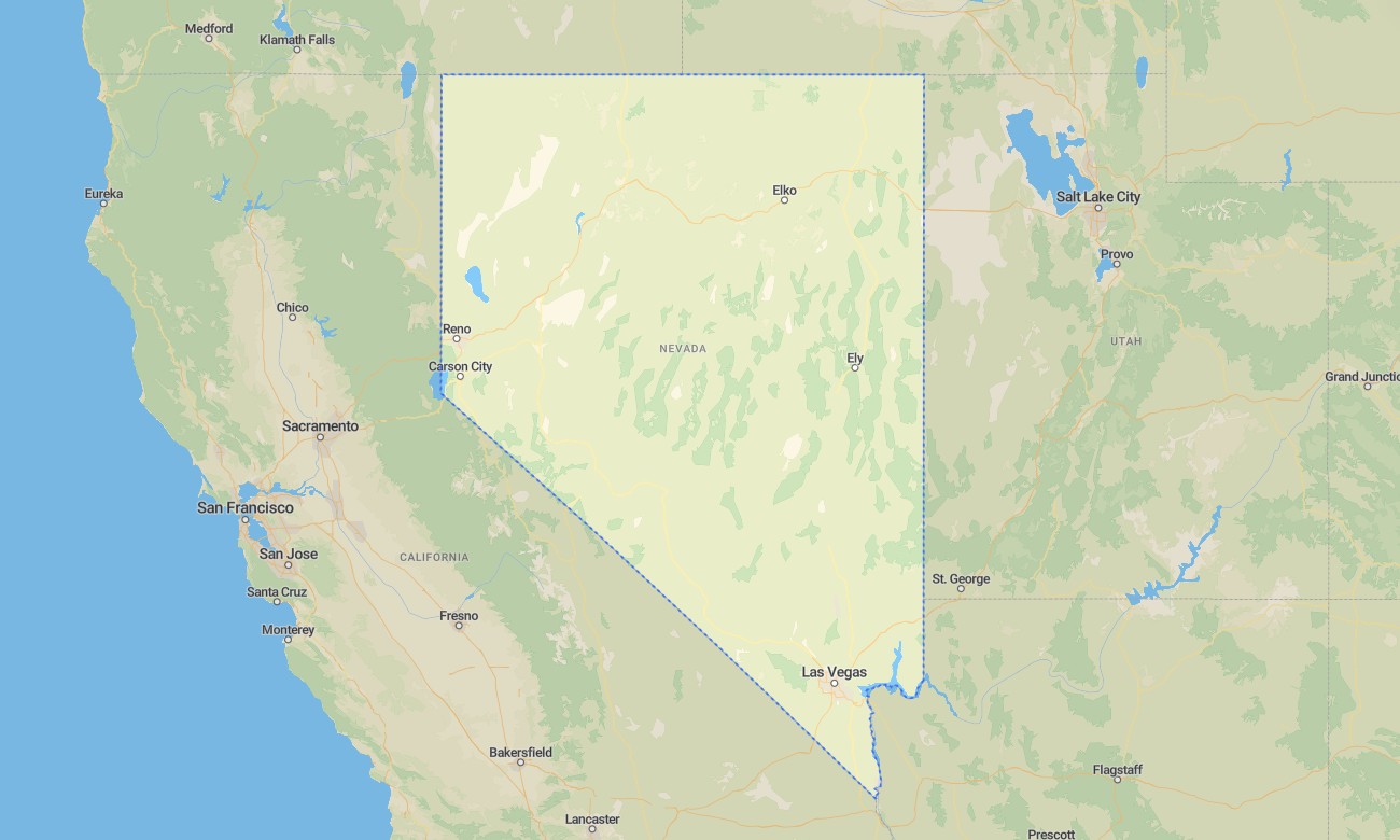 nevada Nevada Garmin topographic map - Image 1