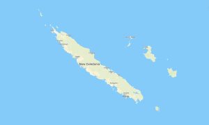 New Caledonia Garmin topographic map