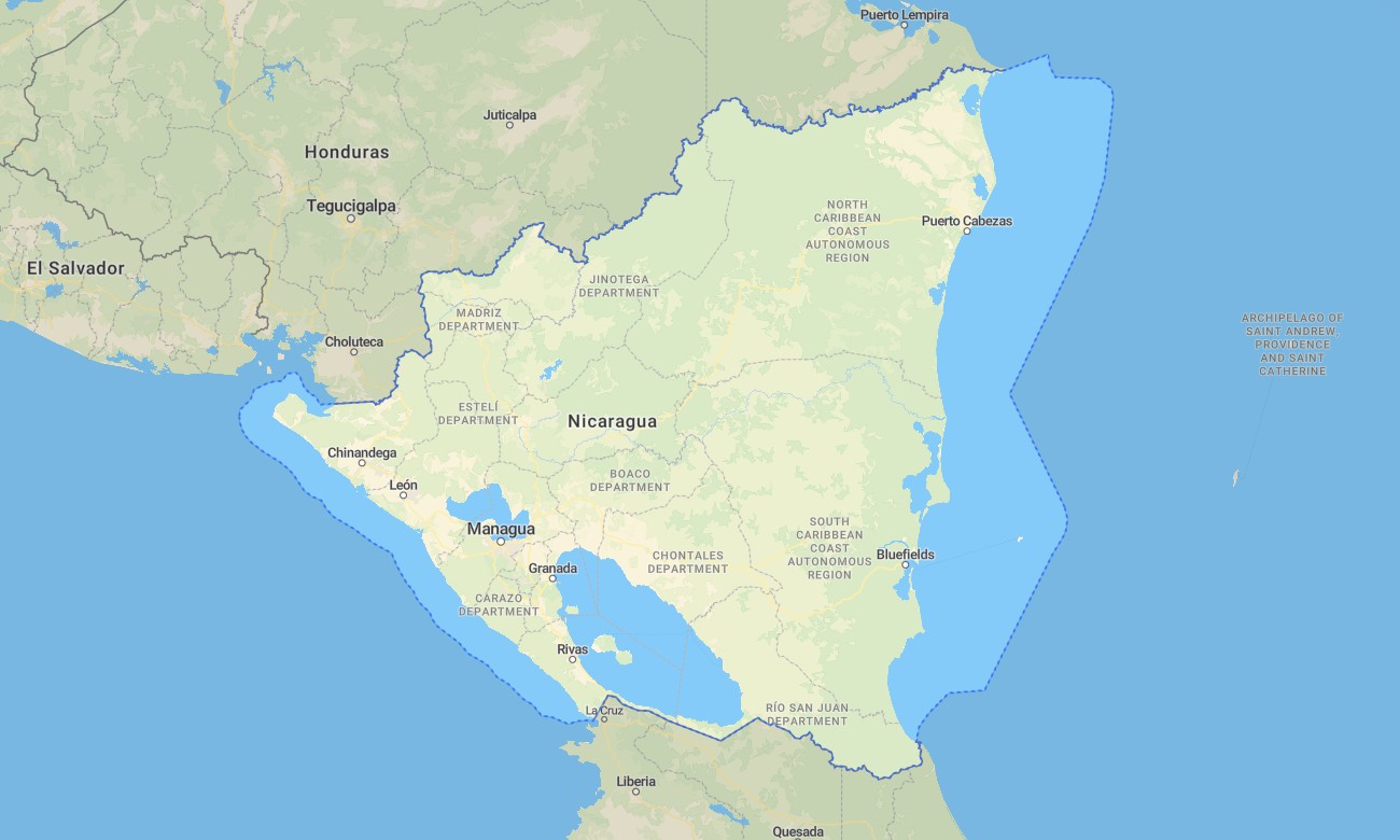 nicaragua Nicaragua Garmin topographic map - Image 1