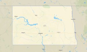 North Dakota Garmin topographic map
