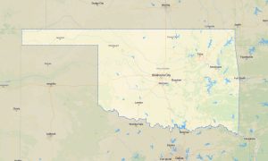 Oklahoma Garmin topographic map