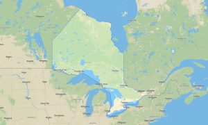 Ontario Garmin topographic map