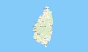 Saint Lucia Garmin topographic map