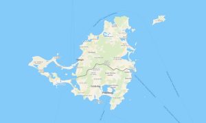 Saint Martin and Sint Maarten Garmin topographic map
