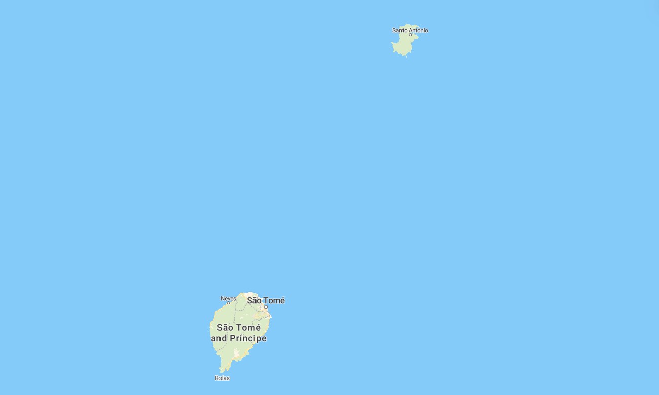 sao tome and principe Sao Tome and Principe Garmin topographic map - Image 1