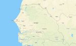 Senegal and Gambia Garmin topographic map