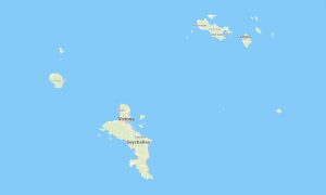 Seychelles Garmin topographic map