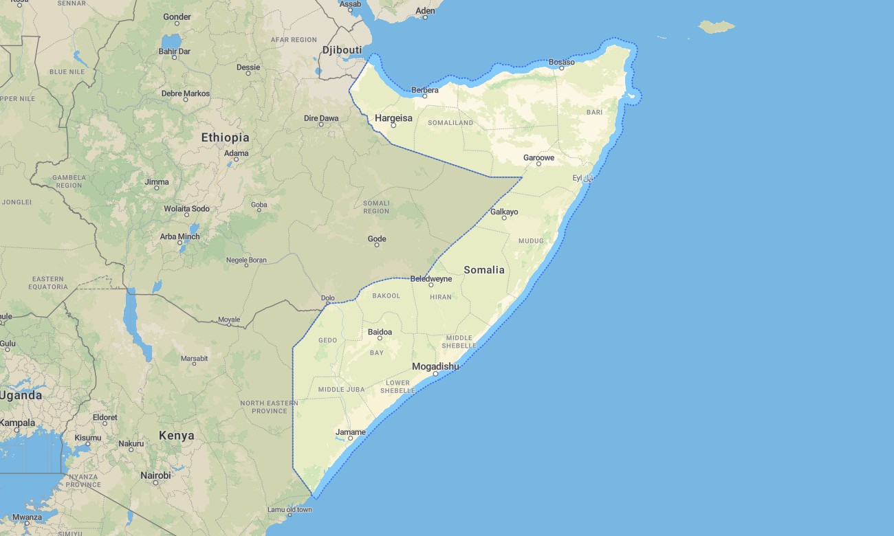 somalia Somalia Garmin topographic map - Image 1