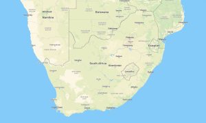 South Africa and Lesotho Garmin topographic map
