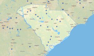 South Carolina Garmin topographic map