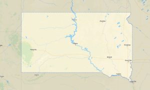 South Dakota Garmin topographic map
