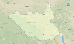 South Sudan Garmin topographic map