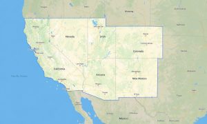 USA Southwest Garmin topographic map