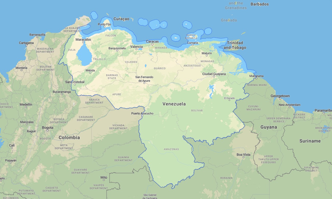 venezuela Venezuela Garmin topographic map - Image 1