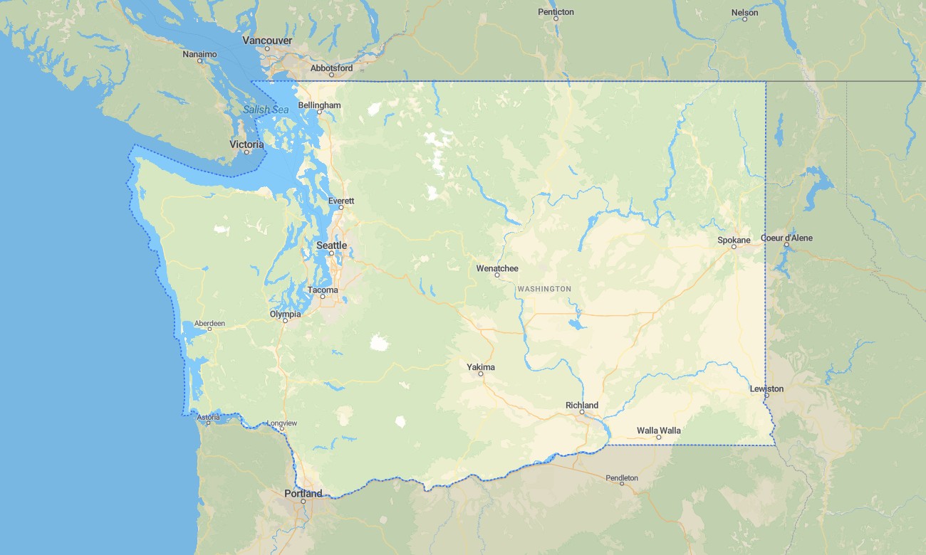 washington Washington Garmin topographic map - Image 1
