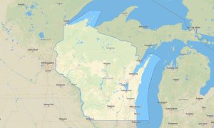 Wisconsin Garmin topographic map