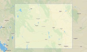 Wyoming Garmin topographic map