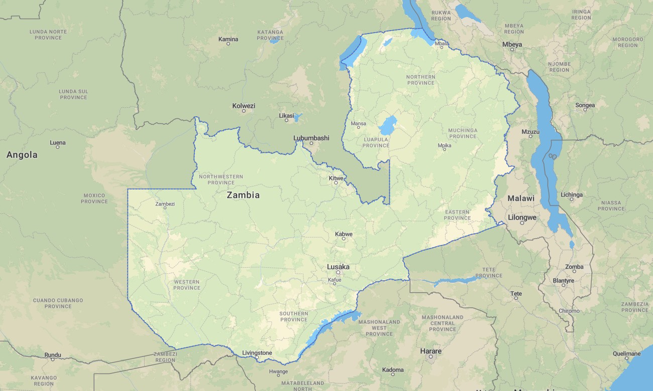 zambia Zambia Garmin topographic map - Image 1