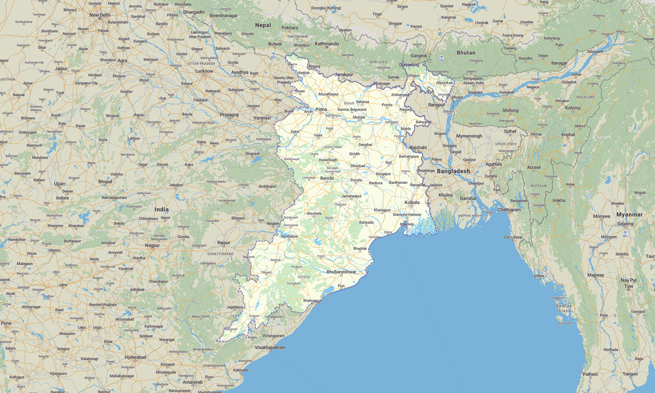 India_Eastern Eastern India Garmin topographic map - Image 1