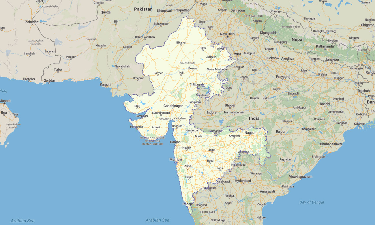 India_Western Western India Garmin topographic map - Image 1