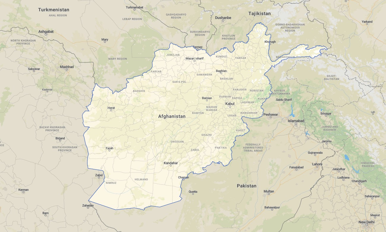 afganistan Afghanistan Garmin topographic map - Image 1