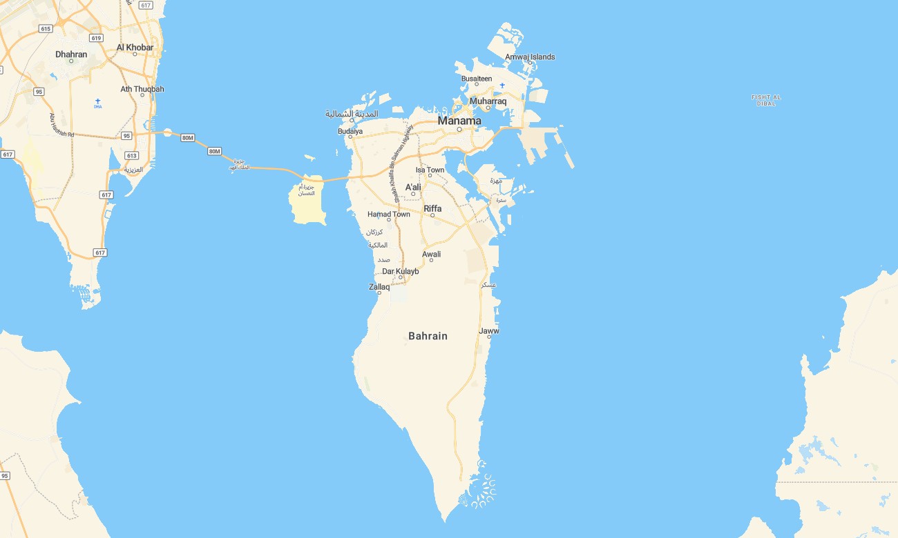 bahrain Bahrain Garmin topographic map - Image 1