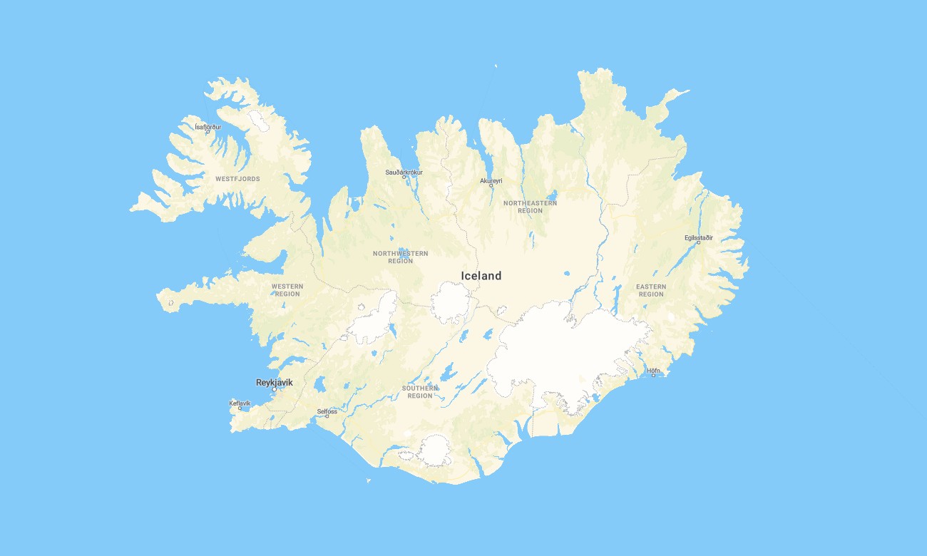 iceland Iceland Garmin topographic map - Image 1