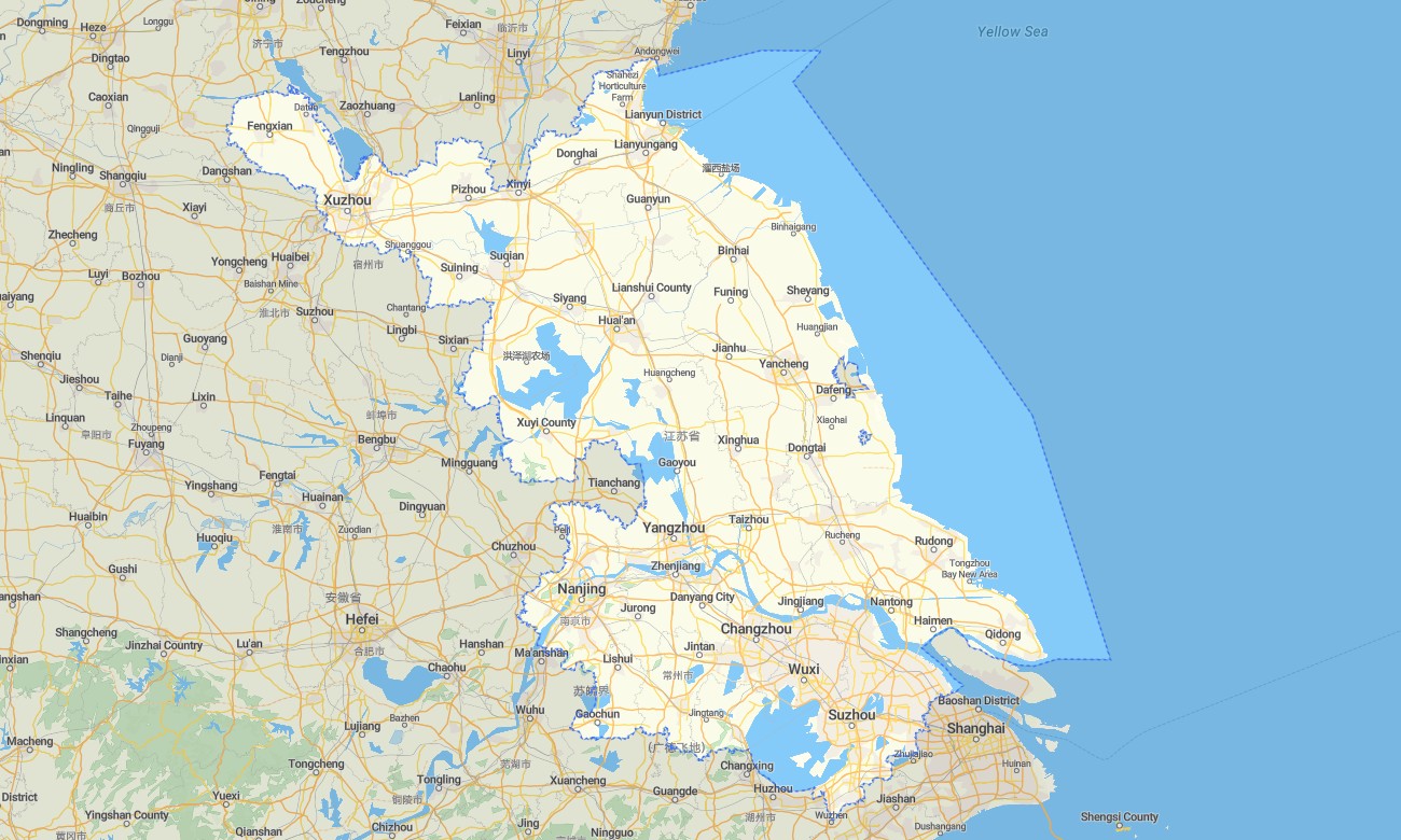 jiangsu Jiangsu Garmin topographic map - Image 1